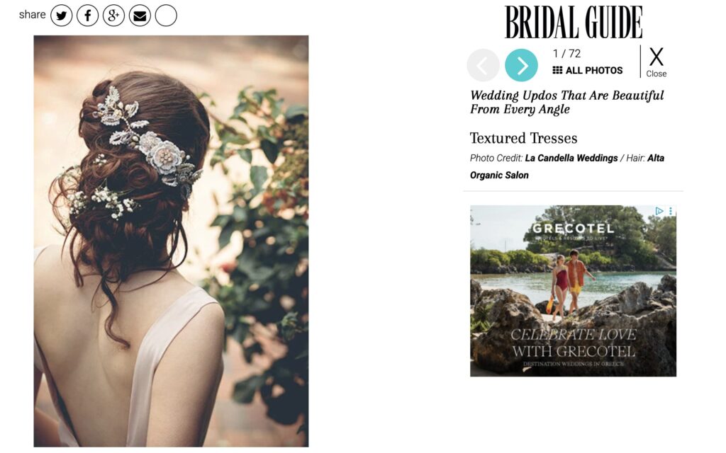 Beauty editorial photographed by Angie Candell