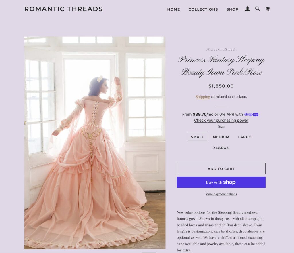 Fashion gown editorial photographed by Angie Candell