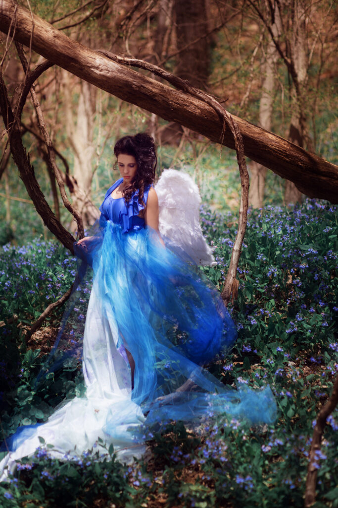 angel themed editorial by angie candell