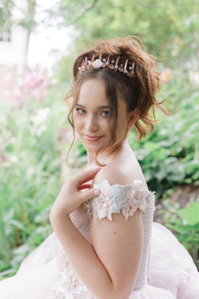 medieval inspired bridal photos